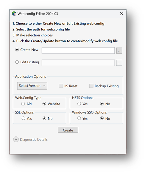 Archer WebConfig Editor.png